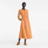 Amber – dlouhé šaty z krepového úpletu Amber – dlouhé šaty z krepového úpletu