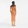 Amber – dlouhé šaty z krepového úpletu Amber – dlouhé šaty z krepového úpletu