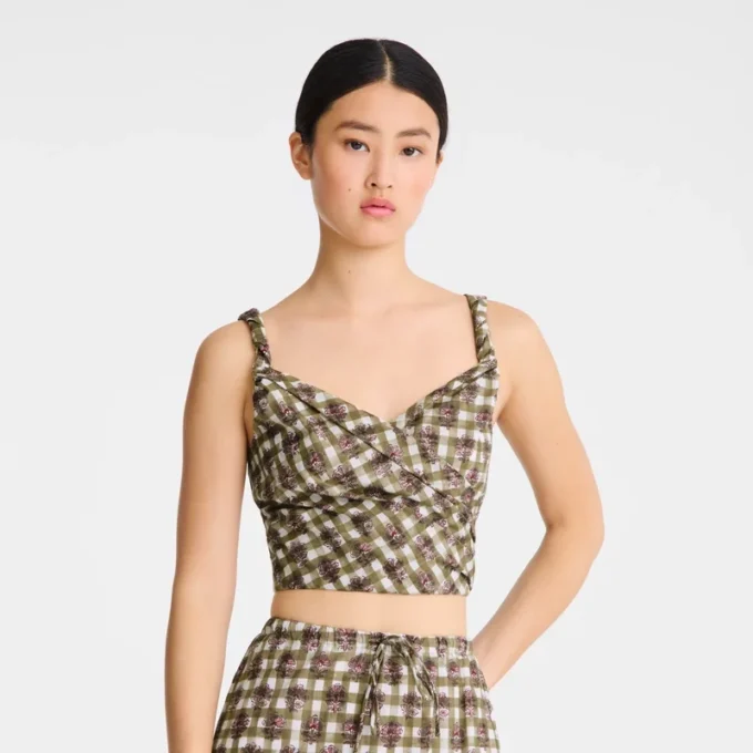 Artichoke – Top s potiskem Vichy Artichoke – Top s potiskem Vichy