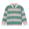 Ballerina/Mint – Pruhované polo tričko z úpletu Ballerina/Mint – Pruhované polo tričko z úpletu