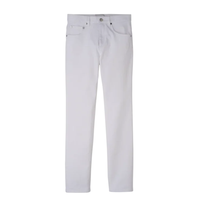 Bílé – gabardénové kalhoty Bílé – gabardénové kalhoty
