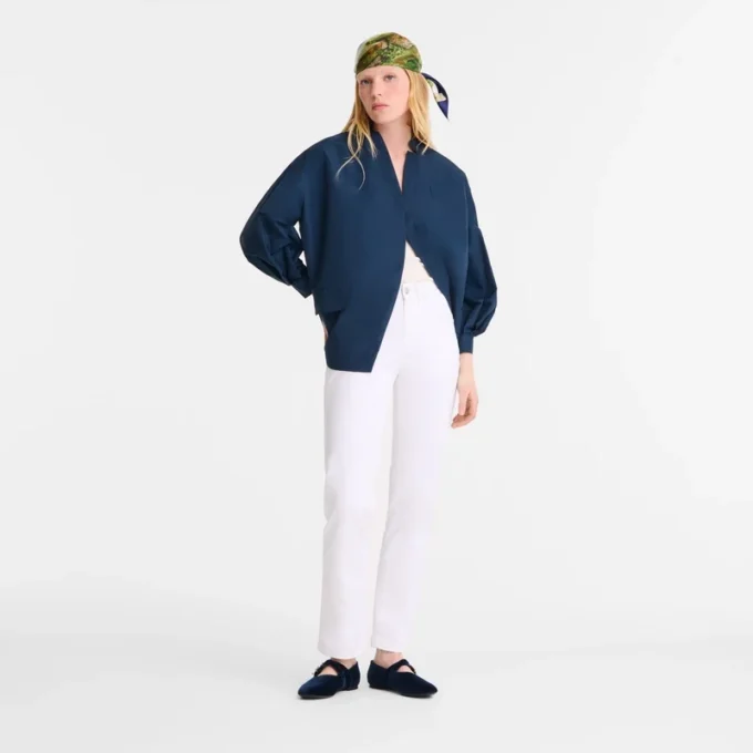 Bílé – gabardénové kalhoty Bílé – gabardénové kalhoty