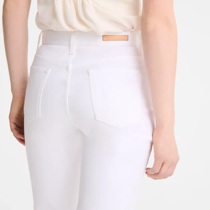 Bílé – gabardénové kalhoty Bílé – gabardénové kalhoty