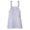 Bílé – Vyšívané gabardénové šaty Bílé – Vyšívané gabardénové šaty