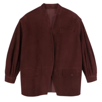 Burgundská – kožená bunda