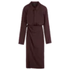 Burgundské – krepové šaty Burgundské – krepové šaty