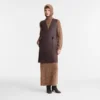 Ebony – Kožená vesta bez rukávů Ebony – Kožená vesta bez rukávů