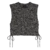 Šedý – pletený top Šedý – pletený top