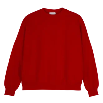 Červený – pletený svetr