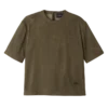 Khaki – Kožený krátký top Khaki – Kožený krátký top