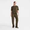 Khaki – Kožený krátký top Khaki – Kožený krátký top