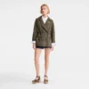 Khaki – kožená safari bunda Khaki – kožená safari bunda