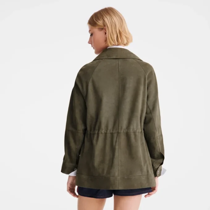 Khaki – kožená safari bunda Khaki – kožená safari bunda