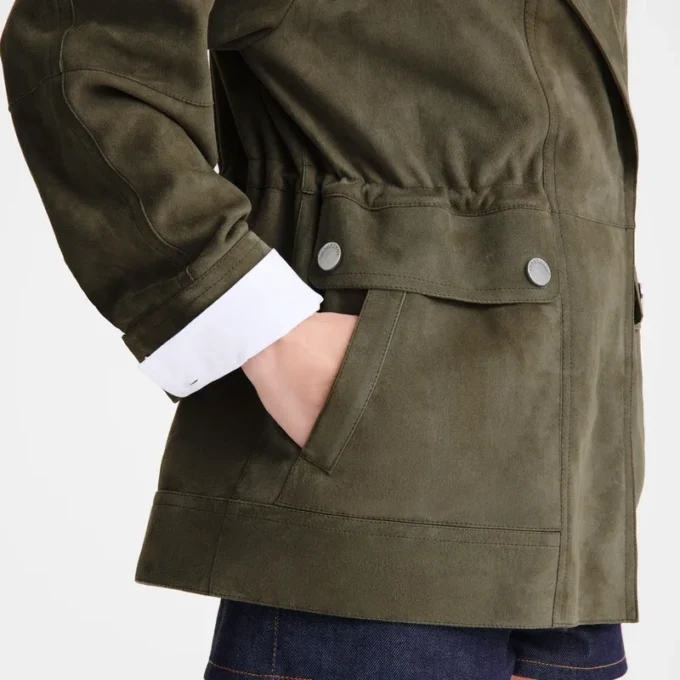 Khaki – kožená safari bunda Khaki – kožená safari bunda