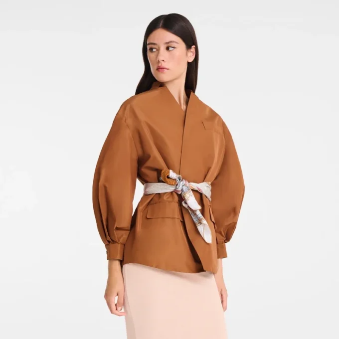 Koňaková – Kimono bunda z technického taftu Koňaková – Kimono bunda z technického taftu