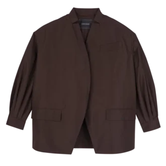 Mocha – Kimono sako z technického taftu