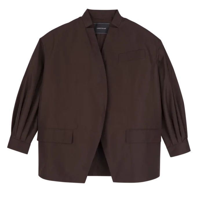Mocha – Kimono sako z technického taftu Mocha – Kimono sako z technického taftu