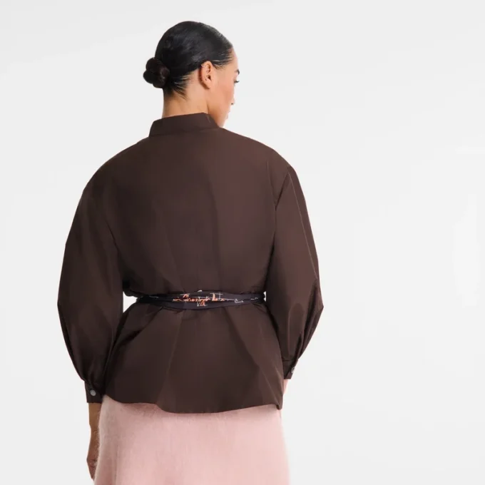 Mocha – Kimono sako z technického taftu Mocha – Kimono sako z technického taftu
