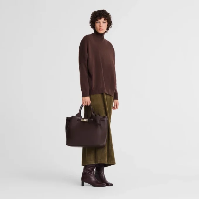 Mocha – kožená taška Le Smart Tote Mocha – kožená taška Le Smart Tote
