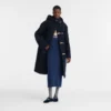 Navy – Dvoustranný vlněný kabát Duffle Coat Navy – Dvoustranný vlněný kabát Duffle Coat