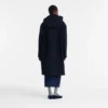 Navy – Dvoustranný vlněný kabát Duffle Coat Navy – Dvoustranný vlněný kabát Duffle Coat