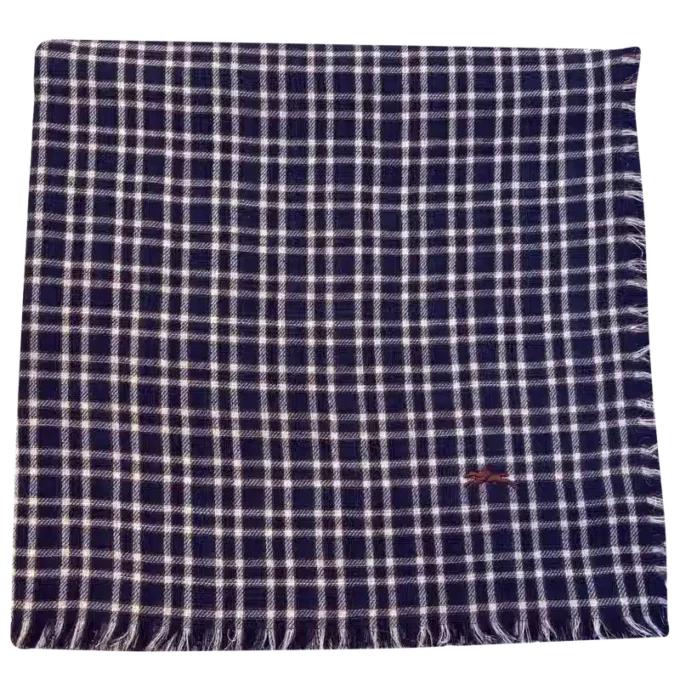 Navy – vlněný šátek Portobello