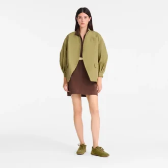 Pistachio – Kimono sako z technického taftu