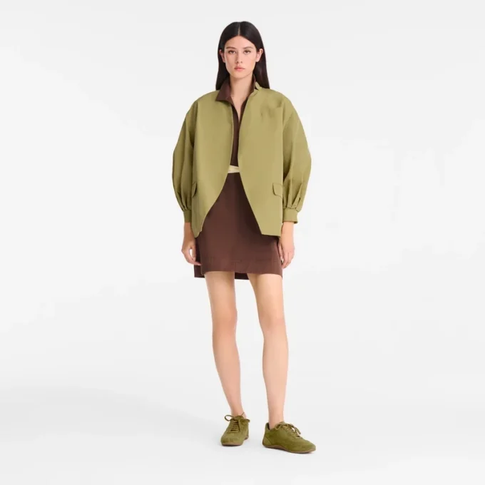 Pistachio – Kimono sako z technického taftu Pistachio – Kimono sako z technického taftu