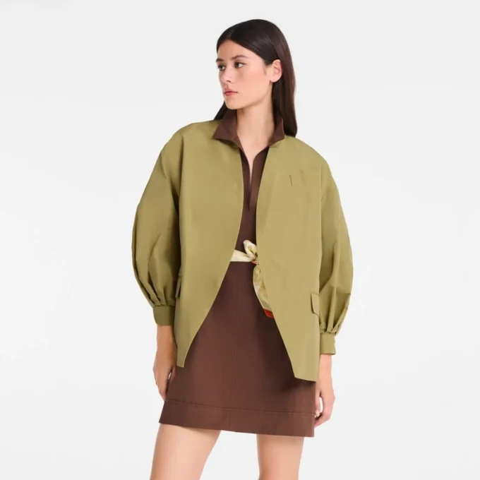 Pistachio – Kimono sako z technického taftu Pistachio – Kimono sako z technického taftu