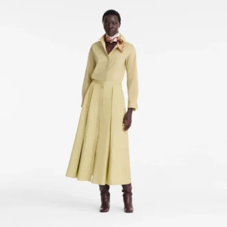 Pistachio – Popelínová midi sukně