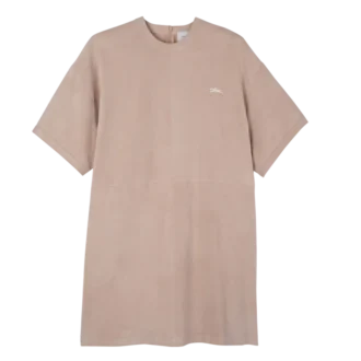 Růžové kožené šaty Růžové kožené šaty