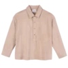 Růžové kožené polo tričko Růžové kožené polo tričko